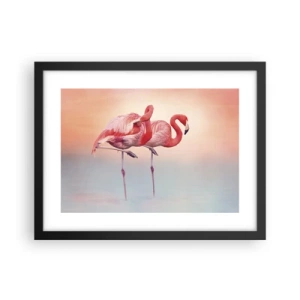 Plakat w czarnej ramie - W kolorze zachodzącego słońca - 40x30 cm