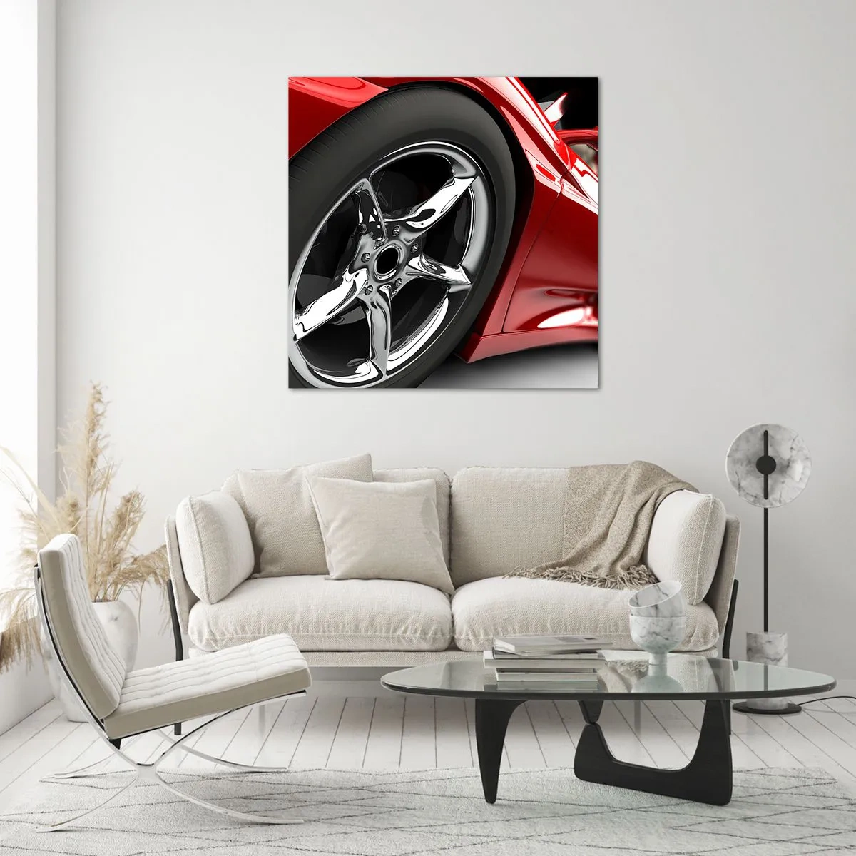 Obraz na szkle - Stworzony do szybkości - 70x70 cm