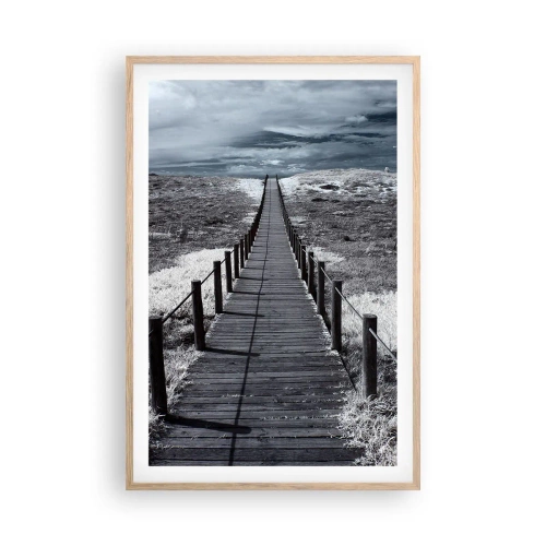 Plakat w ramie jasny dąb - Na sam brzeg - 61x91 cm