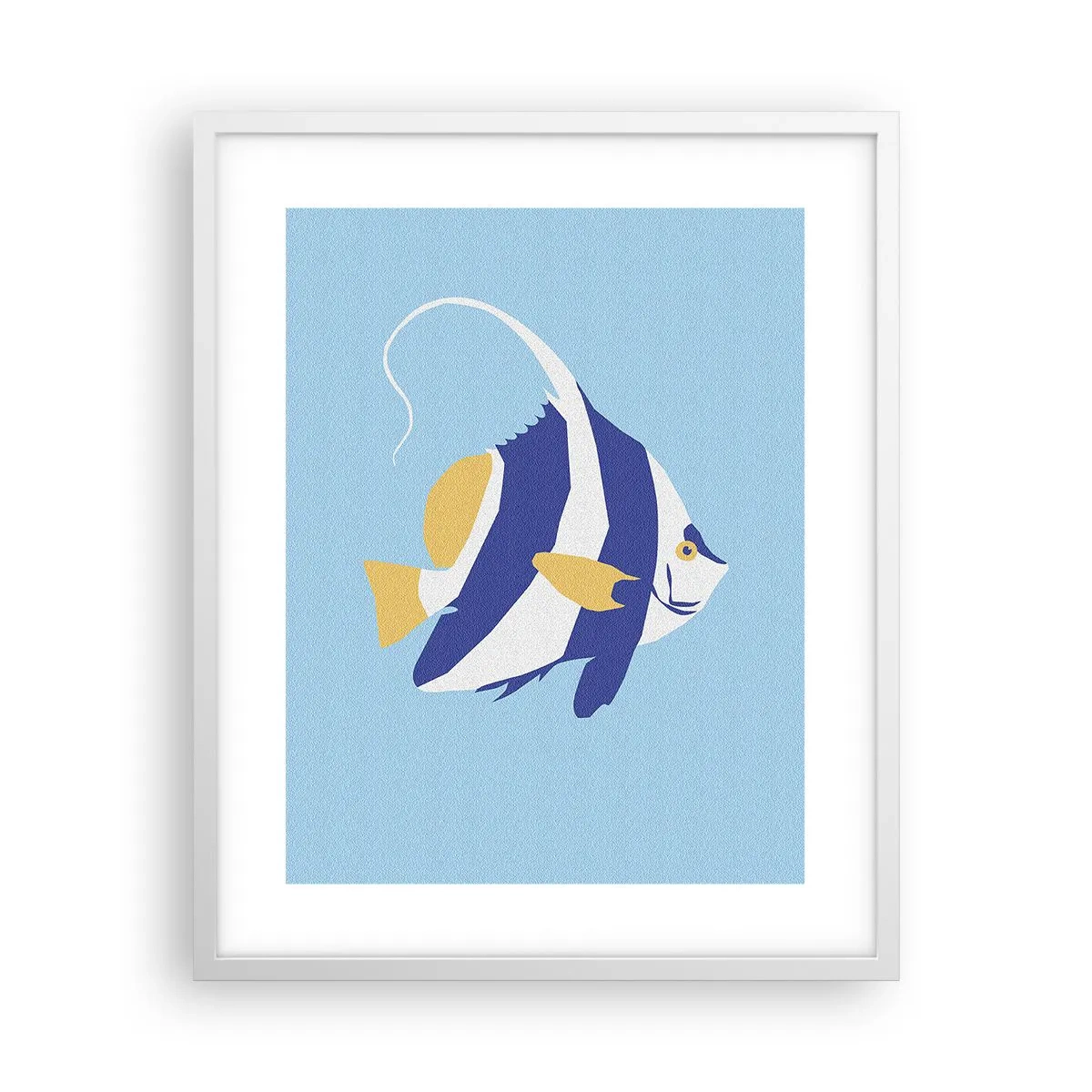 Plakat w białej ramie - Miss tropikalnych wód - 40x50 cm