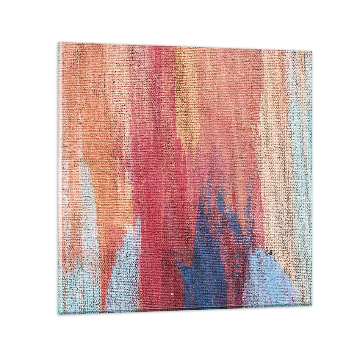 Obraz na szkle - Spłynąć tęczą - 40x40 cm