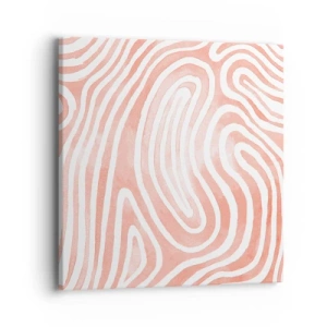 Obraz na płótnie - W koralowym labiryncie - 40x40 cm