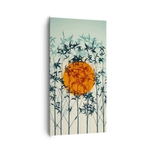 Obraz na płótnie - Japońskie słońce - 65x120 cm