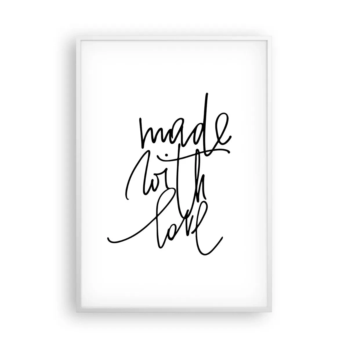 Plakat w białej ramie - Najlepsza marka - 70x100 cm