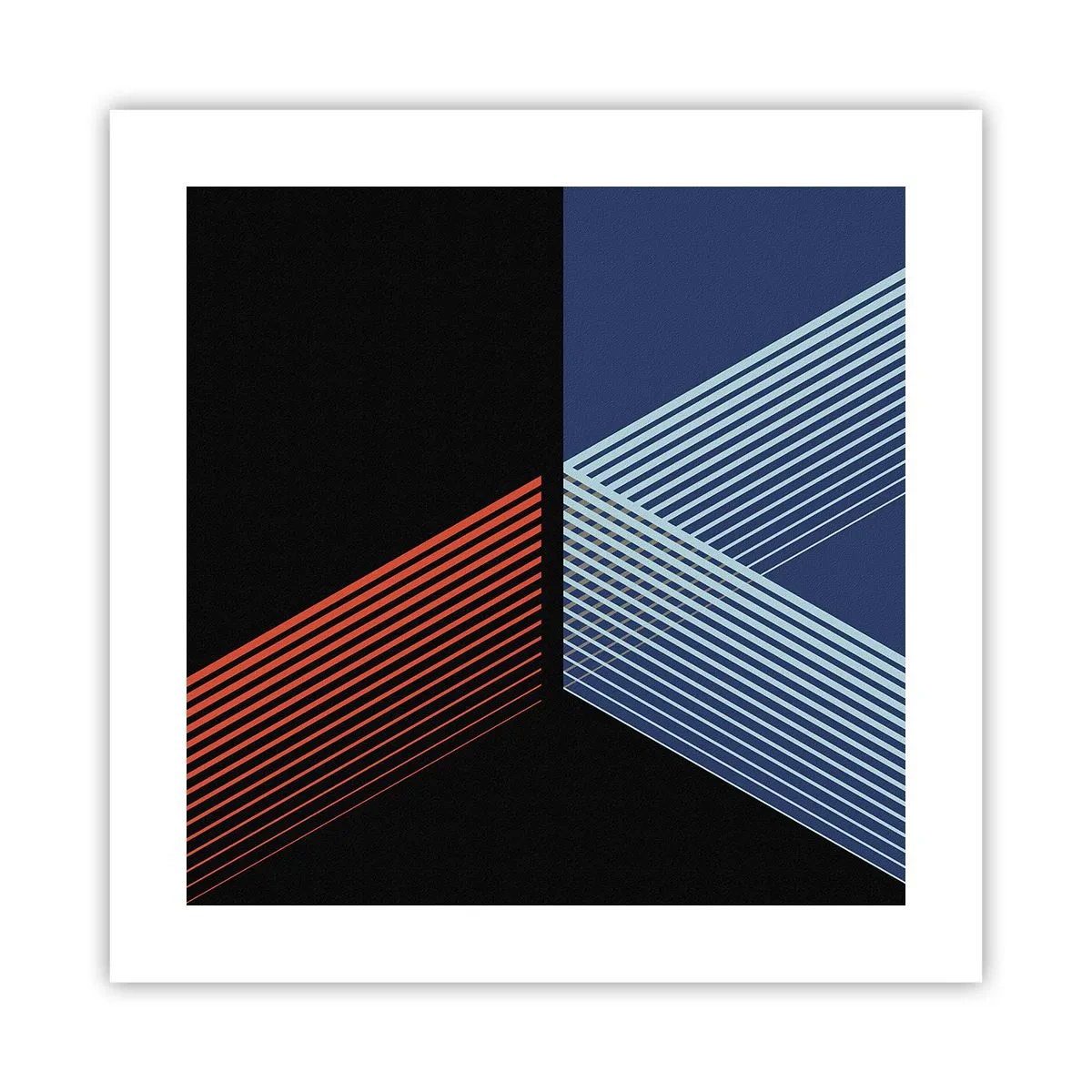 Plakat - Prosta historia - 40x40 cm