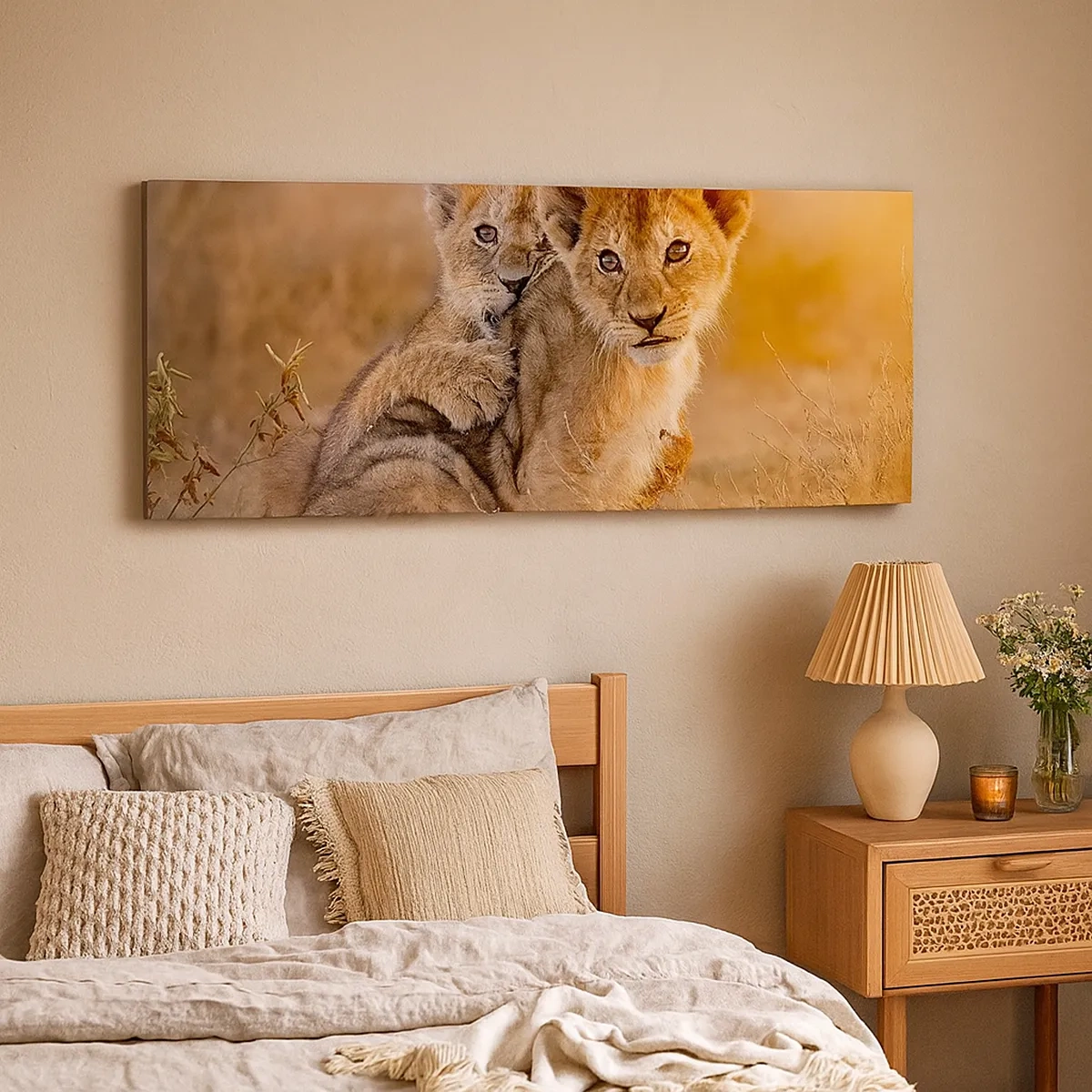 Obraz na płótnie - Nie przeszkadzać! Bawimy się - 30x30 cm