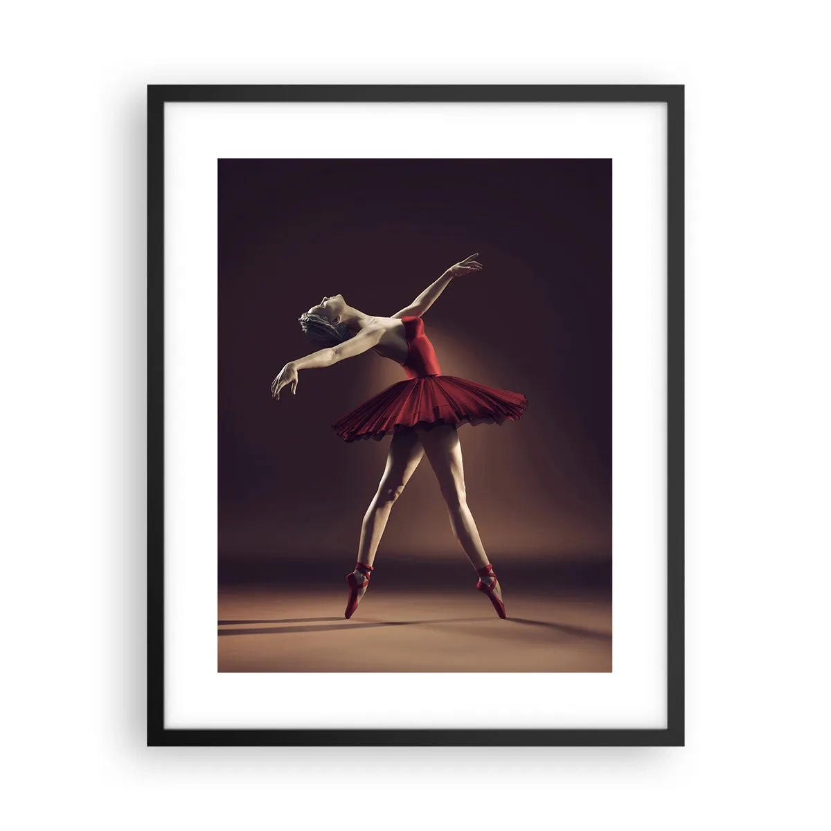 Plakat w czarnej ramie - Prima ballerina - 40x50 cm