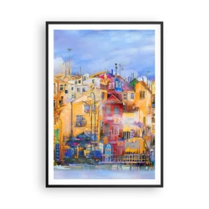 Plakat w czarnej ramie - Jesteśmy razem - 70x100 cm