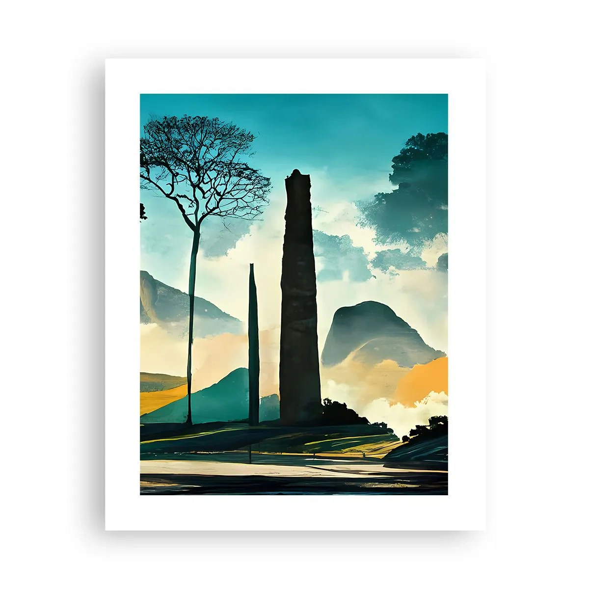 Plakat - Wciąż wyżej i wyżej - 40x50 cm