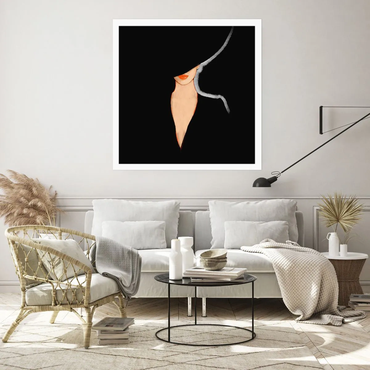 Plakat - Elegancja i styl - 30x30 cm