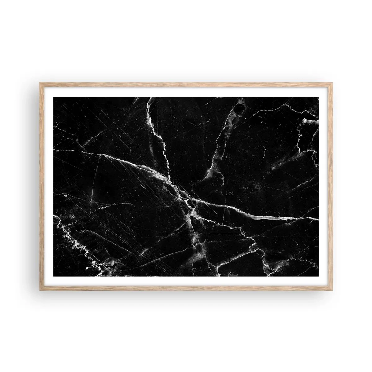 Plakat w ramie jasny dąb - Sekretne życie kamienia - 100x70 cm