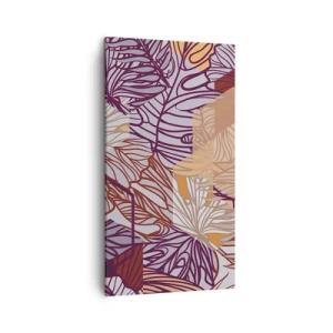 Obraz na płótnie - Związek niemozliwy geometrii i natury - 45x80 cm