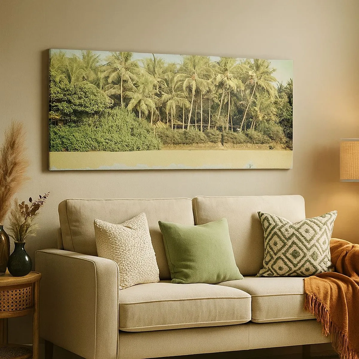 Obraz na płótnie - A może tutaj? - 100x40 cm