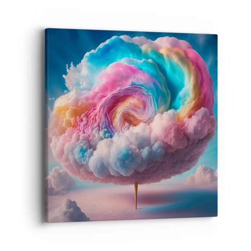 Obraz na płótnie - Sen o wesołym miasteczku - 40x40 cm