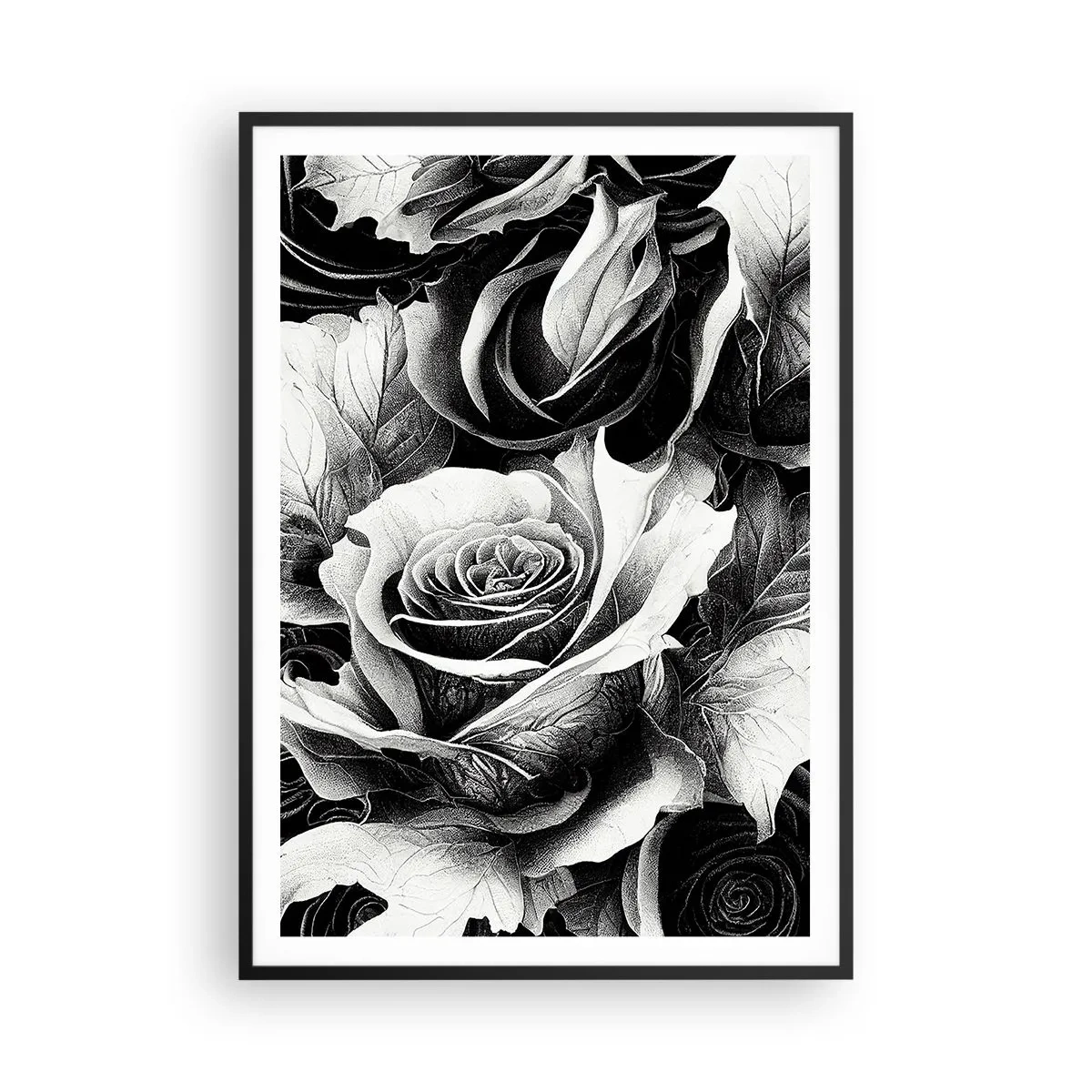 Plakat w czarnej ramie - Zawsze królowa - 70x100 cm