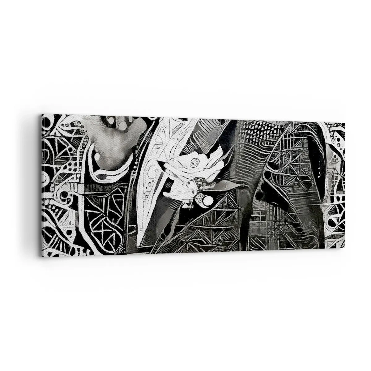 Obraz na płótnie - Tylko na pozór szary człowiek - 100x40 cm