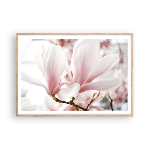 Plakat w ramie jasny dąb - Bezmiar czułości - 100x70 cm