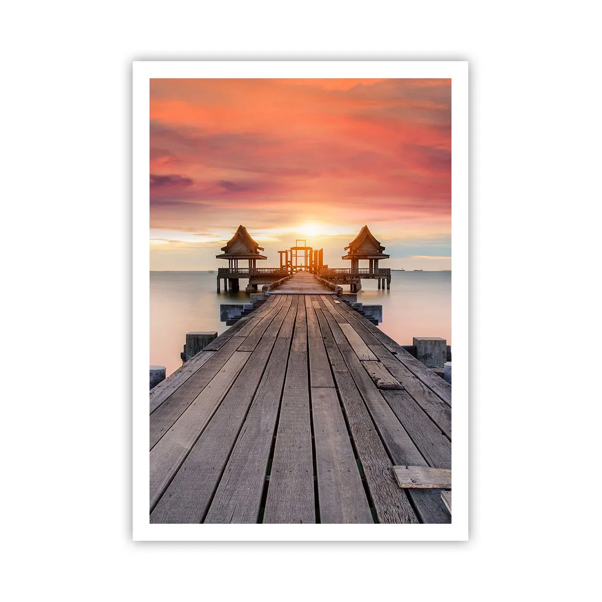 Plakat - Zachód na wschodzie - 70x100 cm