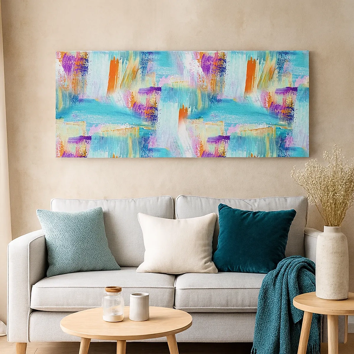 Obraz na płótnie - Pogodny mazaniec-przekładaniec - 30x30 cm