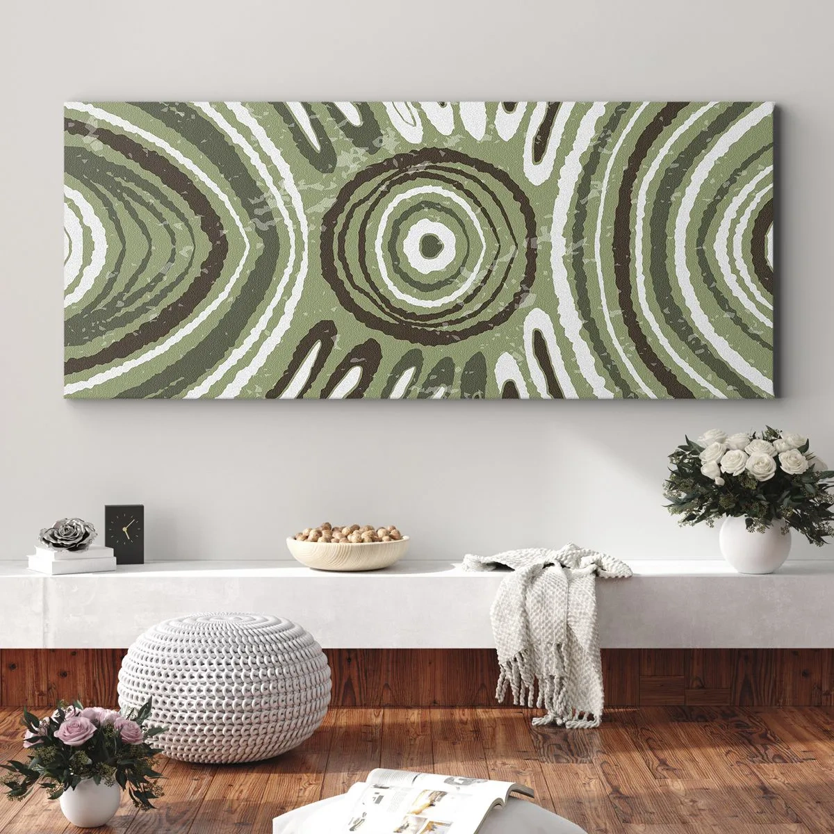 Obraz na płótnie - Eksplozja emocji - 100x40 cm