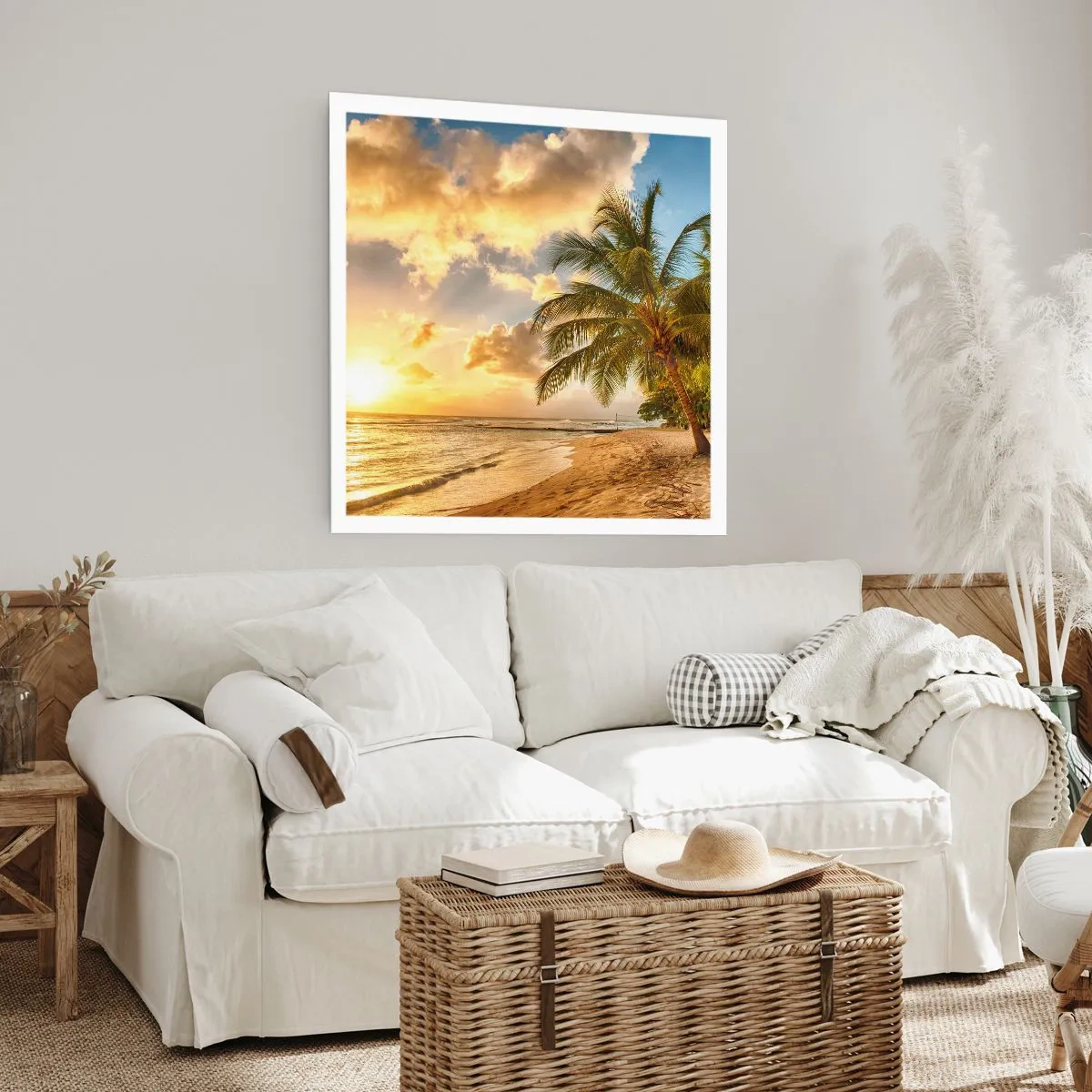 Plakat - Wieczne lato, zawsze wakacje - 40x40 cm