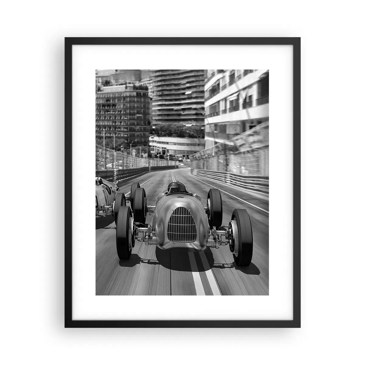Plakat w czarnej ramie - Dawno temu w Monte Carlo - 40x50 cm