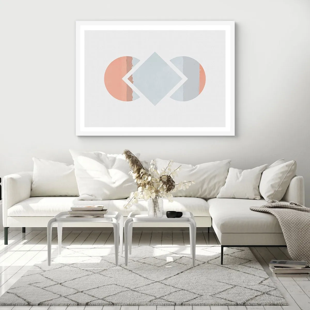 Plakat w białej ramie - Sytuacja jest jasna - 50x40 cm