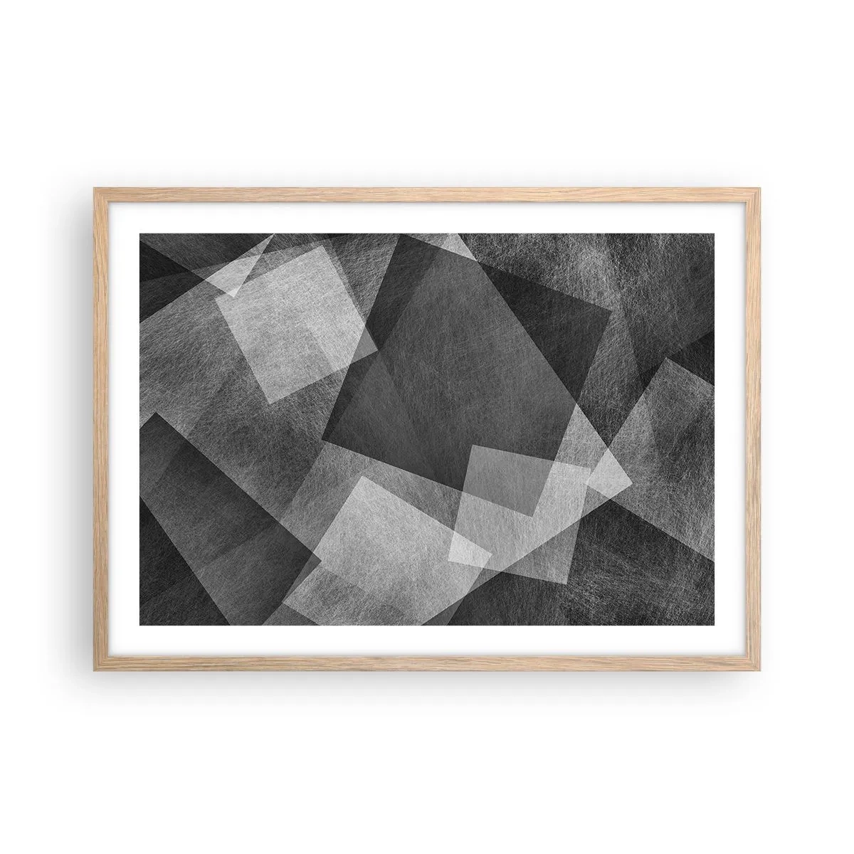 Plakat w ramie jasny dąb - Odwieczny symbol trwałości i porządku - 70x50 cm