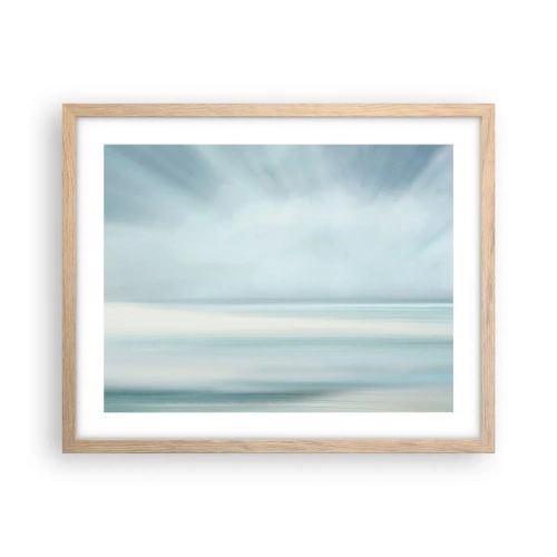 Plakat w ramie jasny dąb - Spokój aż po horyzont - 50x40 cm