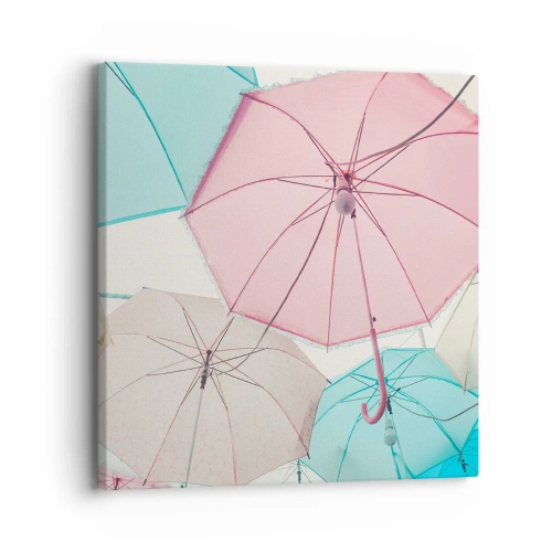 Obraz na płótnie - Czasem słońce, czasem deszcz - 30x30 cm