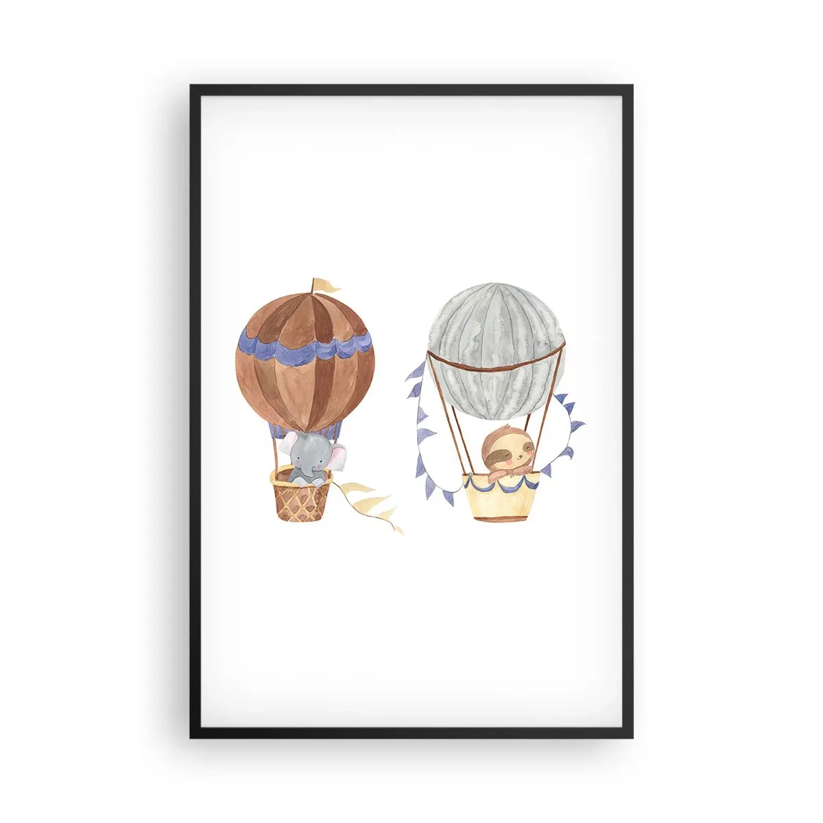 Plakat w czarnej ramie - Przyjaciele w podróży - 61x91 cm