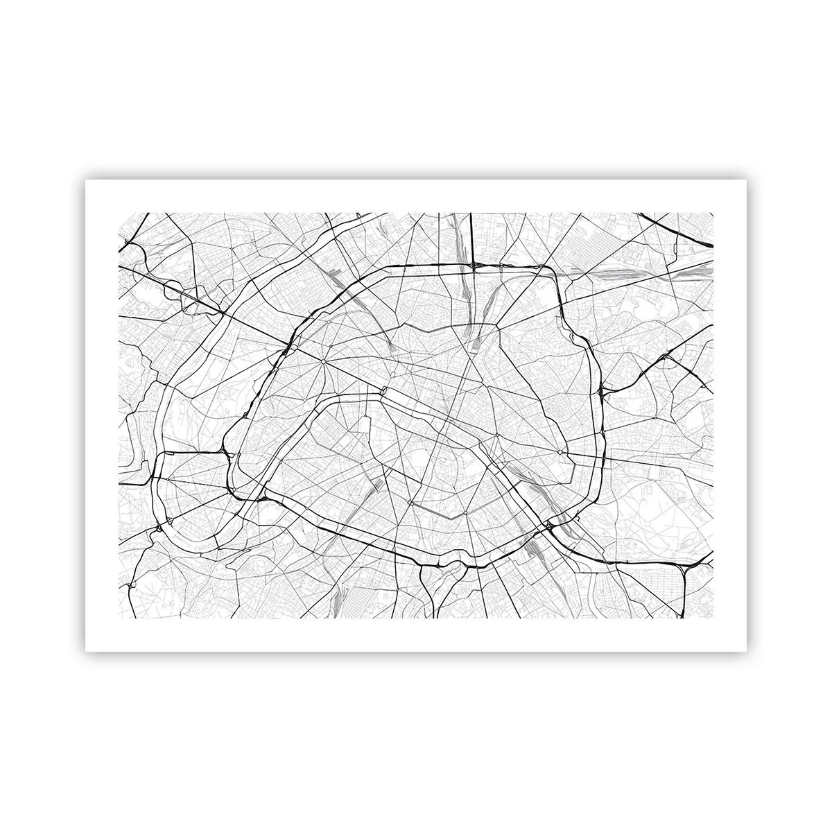 Plakat - Kwiat Paryża - 70x50 cm