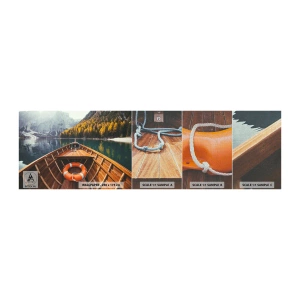 Fototapeta Próbka Premium Canvas - Górska wycieczka - Krajobraz, Góry, Alpy - 100x30 cm