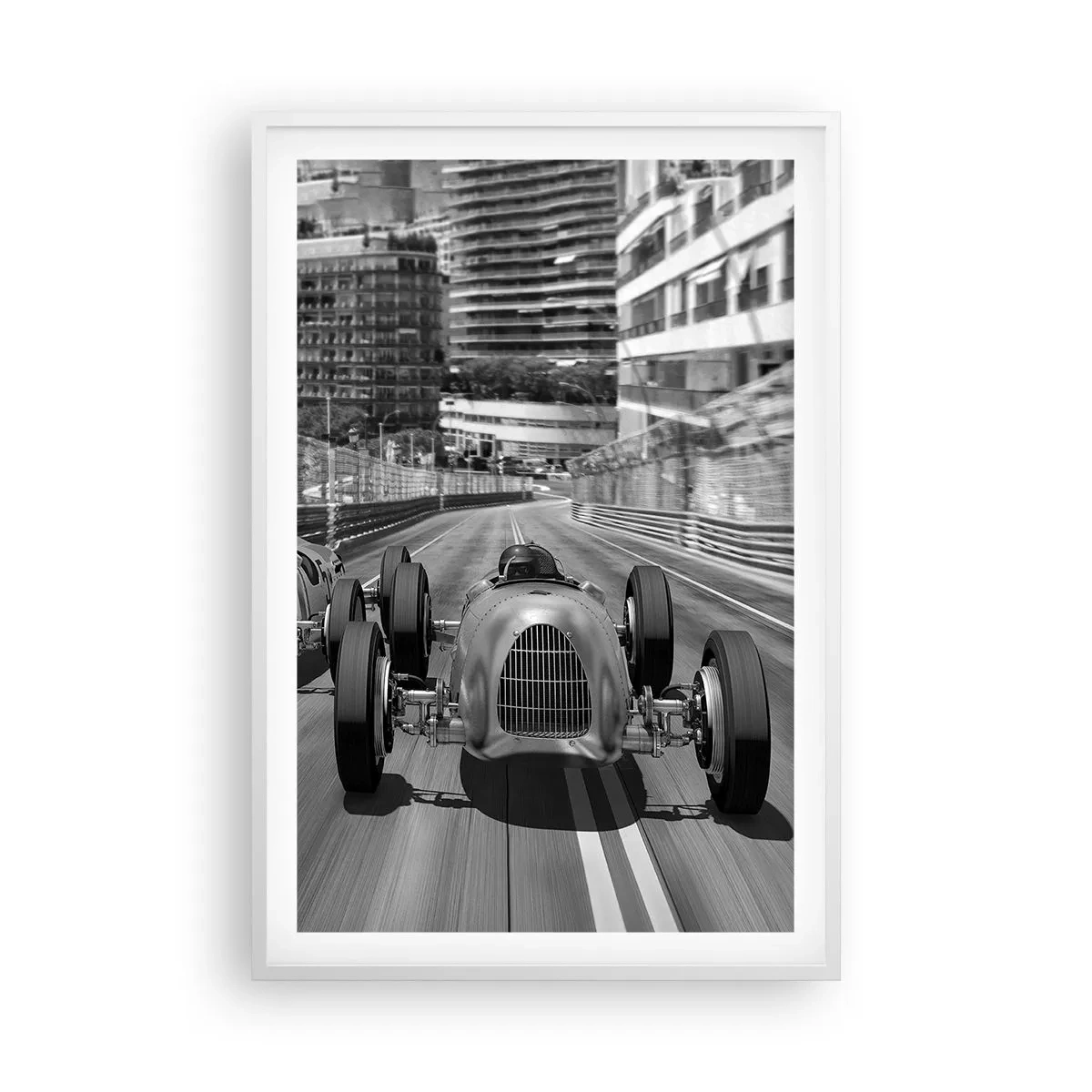 Plakat w białej ramie - Dawno temu w Monte Carlo - 61x91 cm