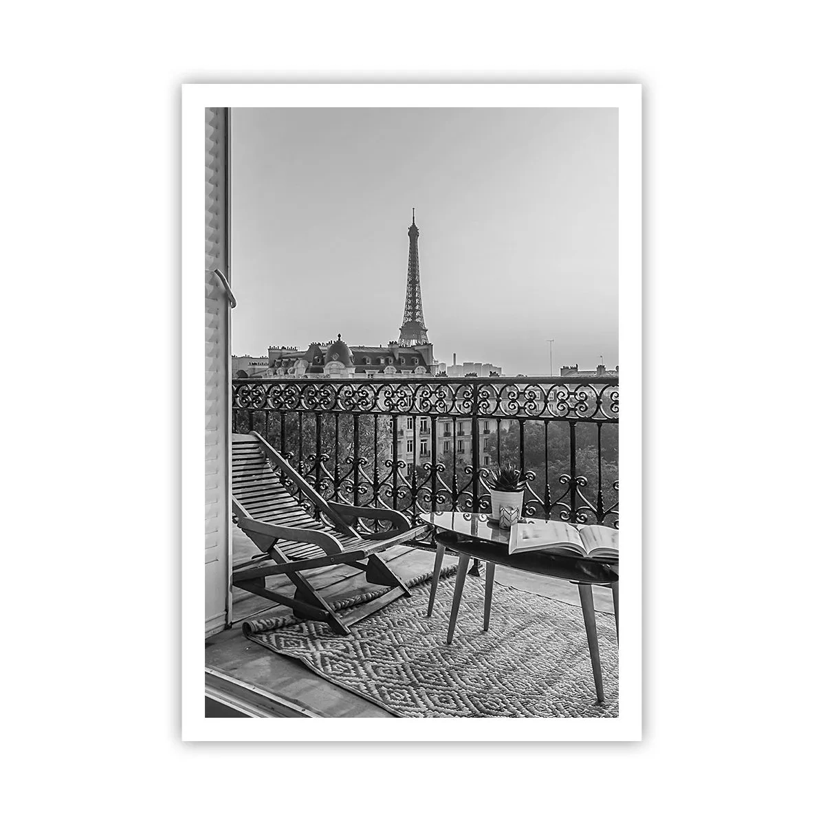 Plakat - Paryskie popołudnie - 70x100 cm