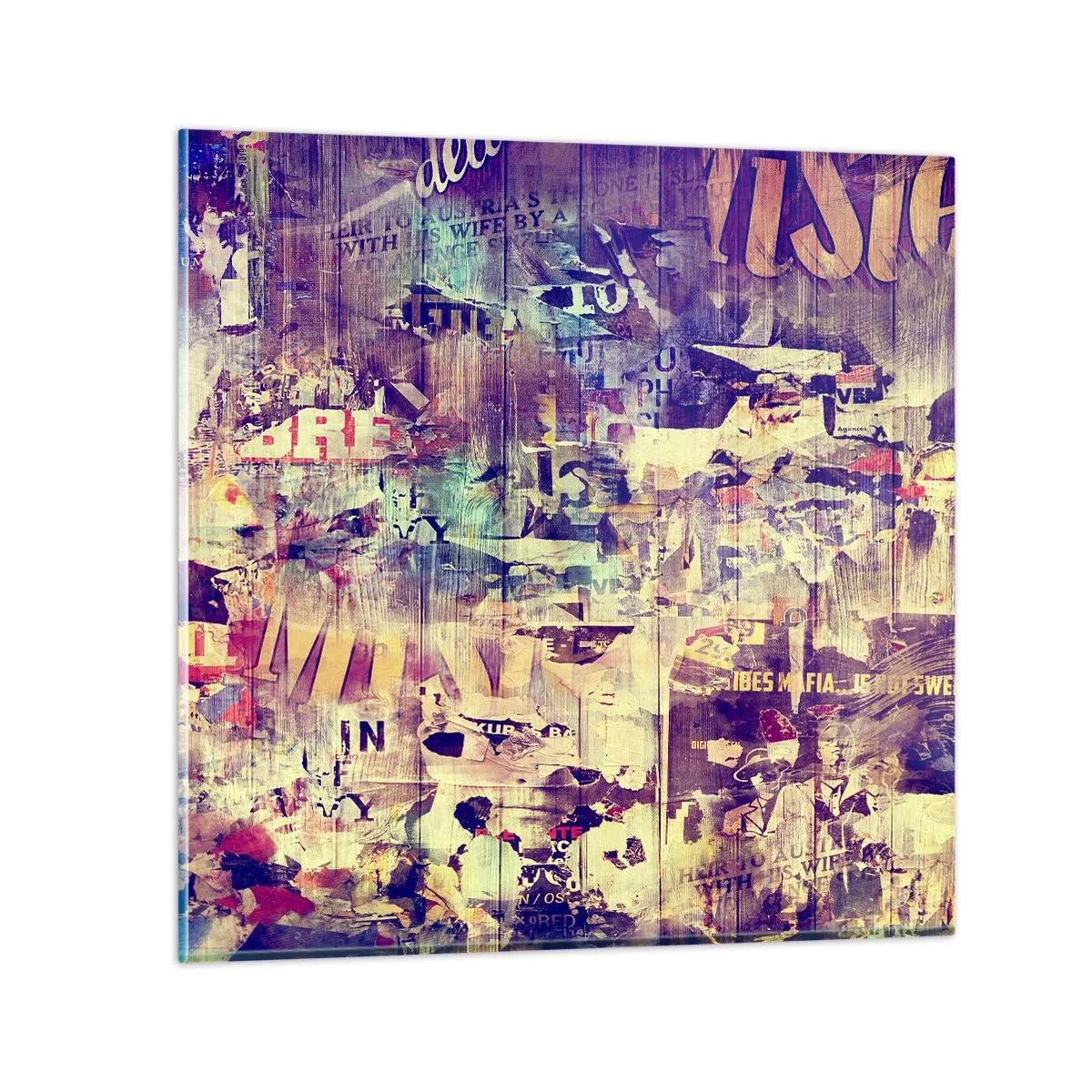 Obraz na szkle - I tyle zostanie - 50x50 cm