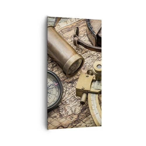 Obraz na płótnie - Wyznacz kurs - 65x120 cm