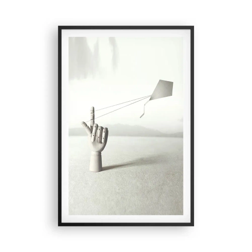 Plakat w czarnej ramie - Próba sił - 61x91 cm