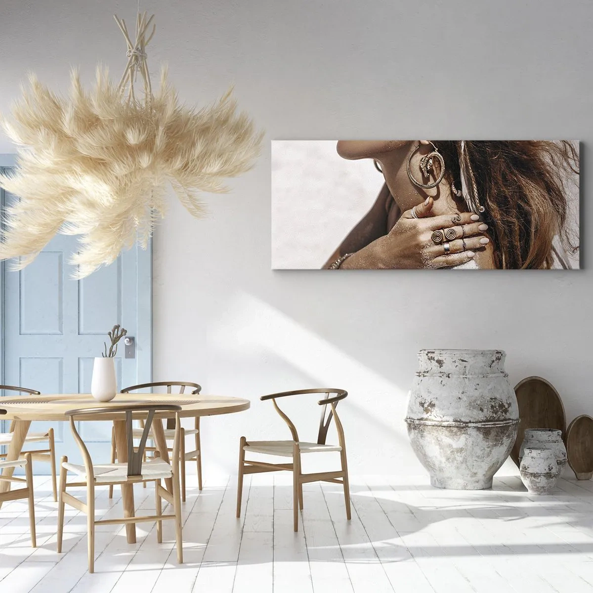 Obraz na płótnie - Królowa dzikiej plaży - 100x40 cm