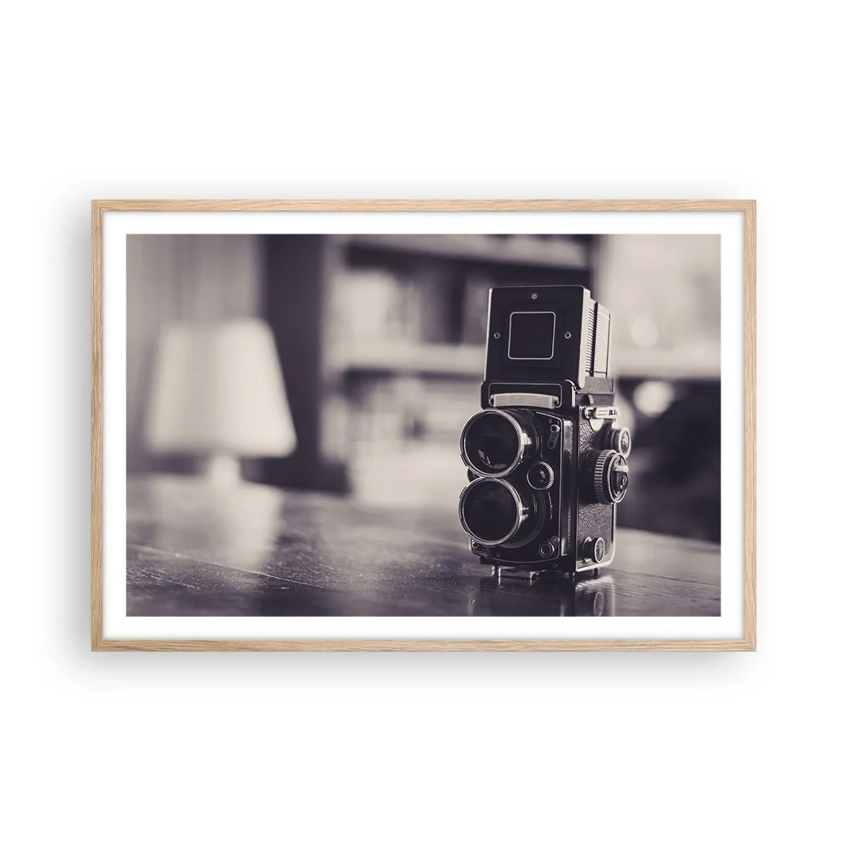 Plakat w ramie jasny dąb - Magia starej fotografii - 91x61 cm