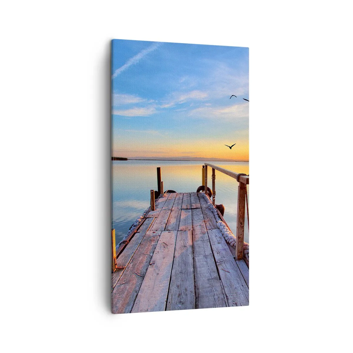 Obraz na płótnie - Iść przed siebie ku słońcu - 45x80 cm
