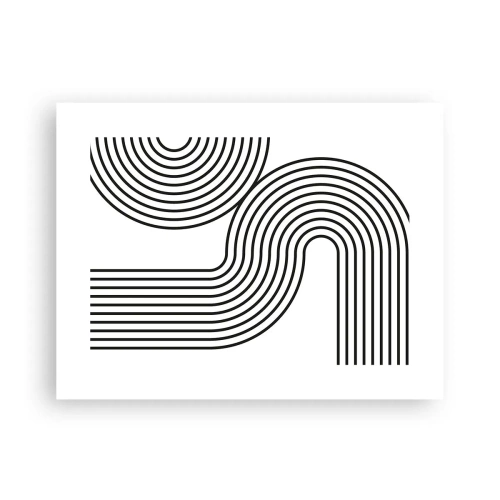 Plakat - Na zakręcie - 40x30 cm