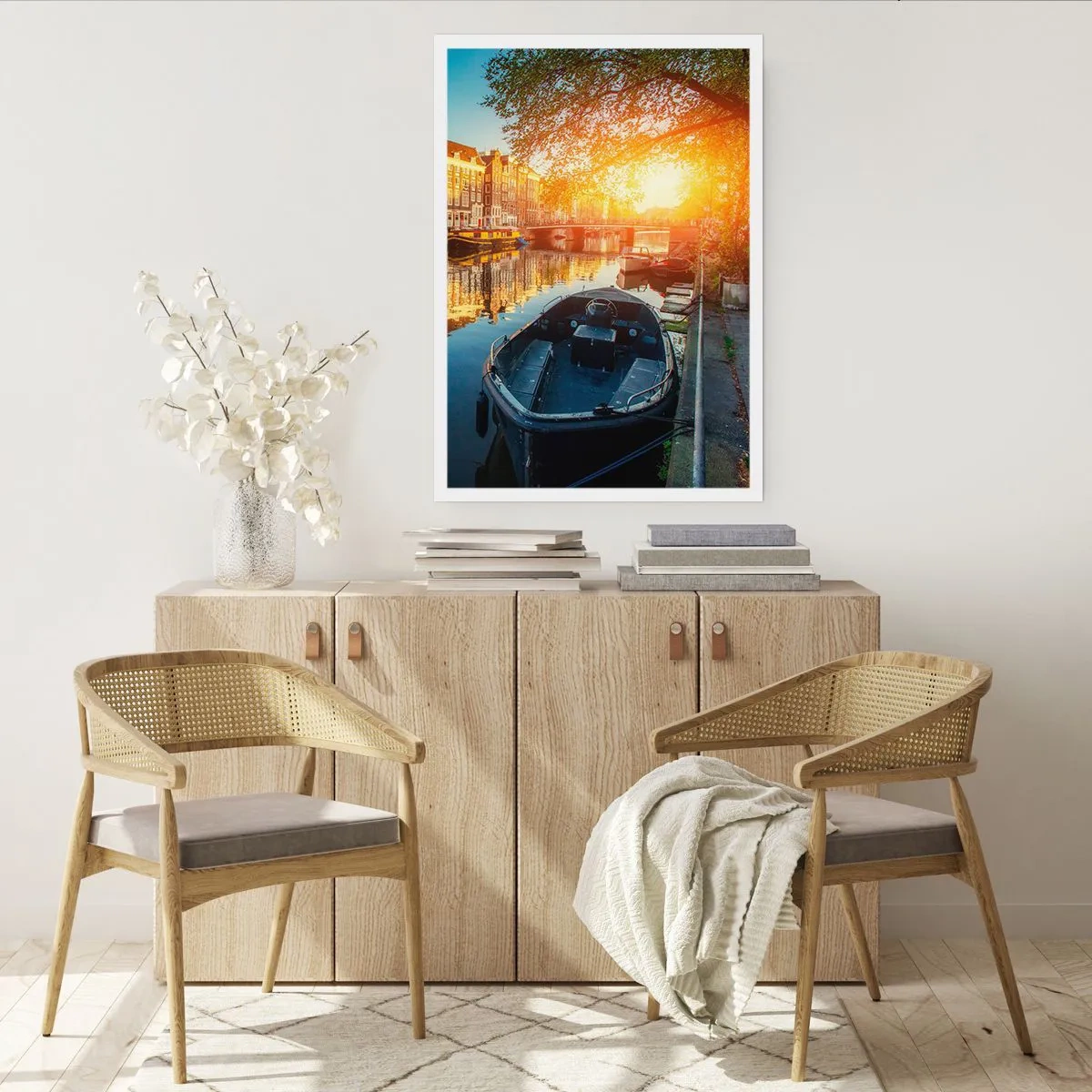 Plakat - Poranek w Amsterdamie - 30x40 cm