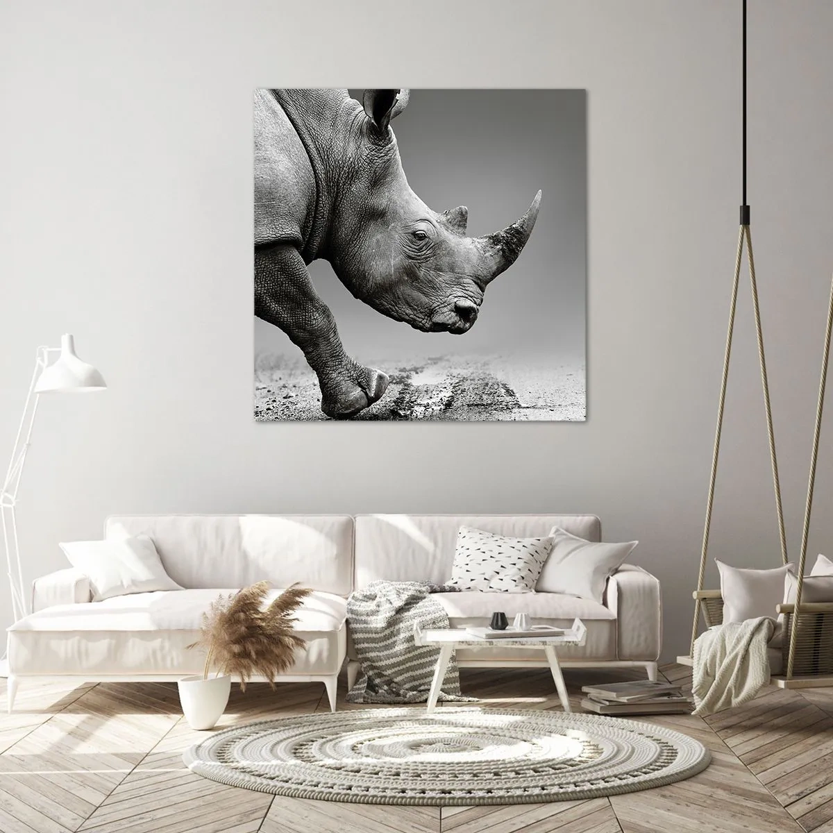 Obraz na płótnie - Niepowstrzymana siła - 60x60 cm