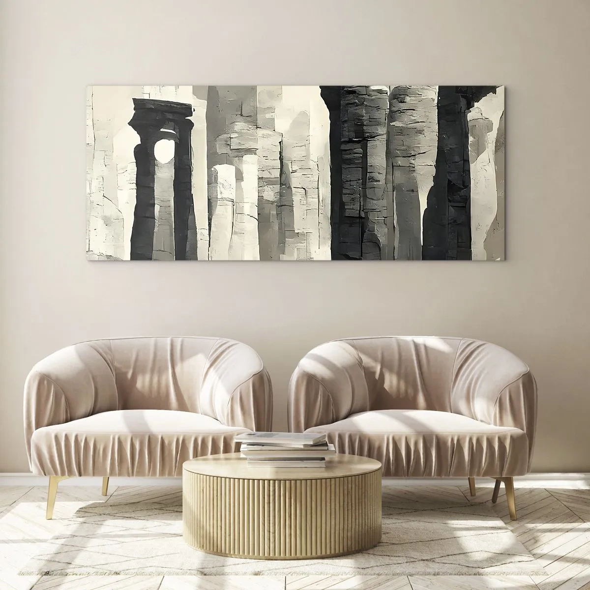 Obraz na szkle - Majestat antyku - 100x40 cm