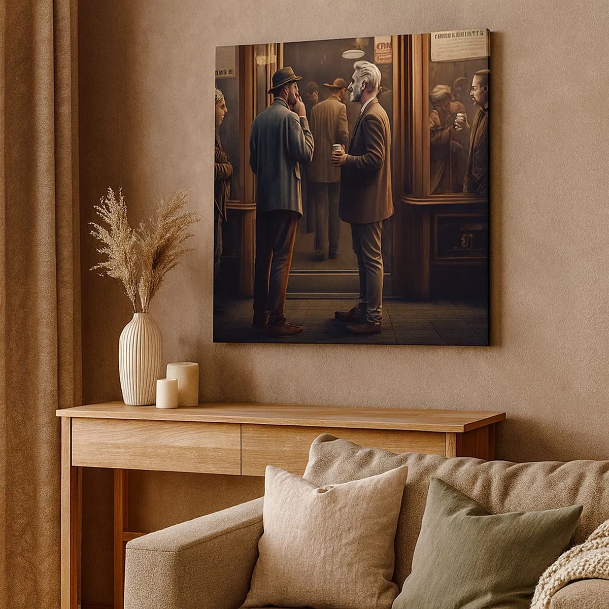 Obraz na płótnie - Dobra chwila dnia - 30x30 cm