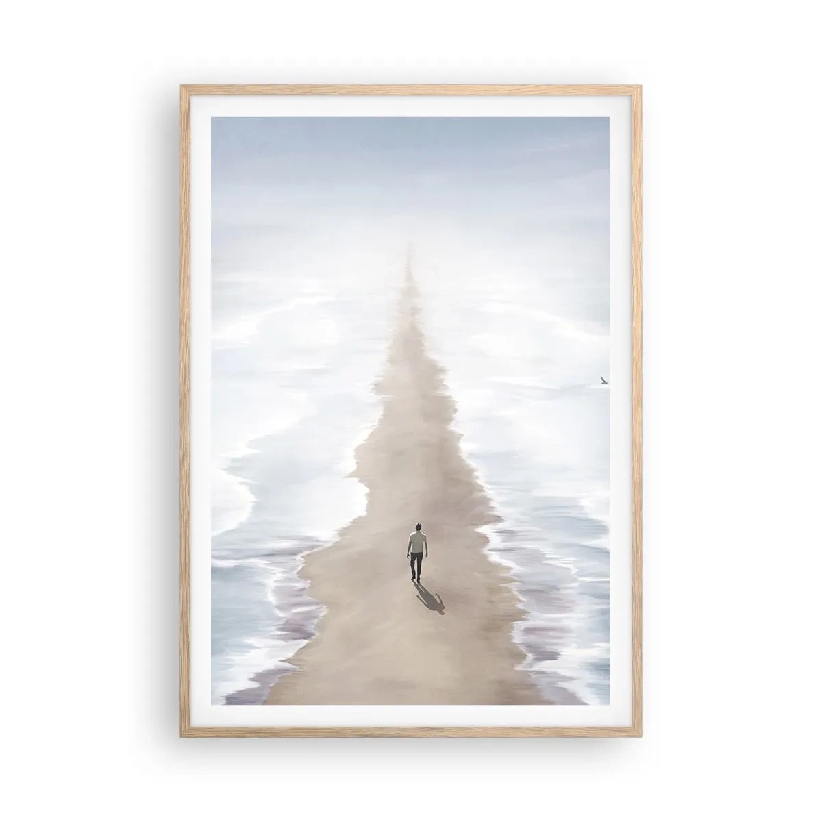 Plakat w ramie jasny dąb - Jasna przyszłość - 70x100 cm