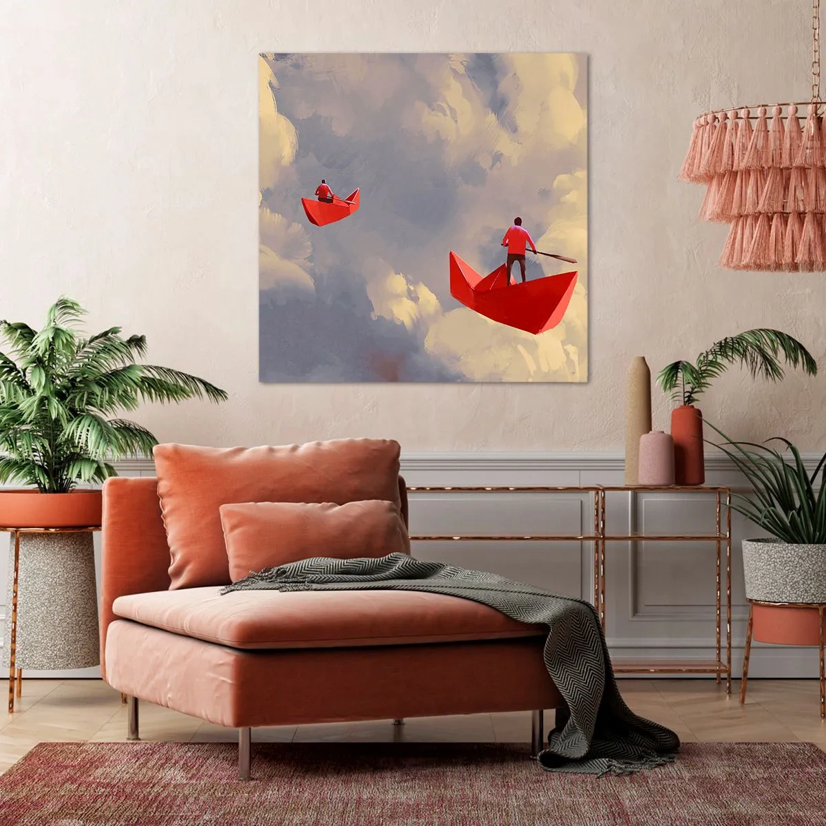 Obraz na płótnie - Wyprawa marzycieli - 60x60 cm