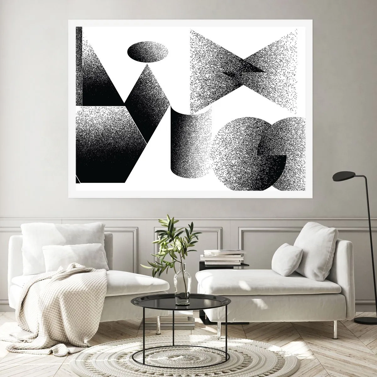 Plakat - Kąty i owale - 50x40 cm