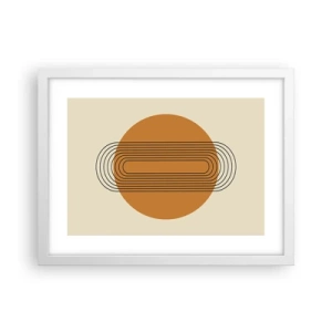 Plakat w białej ramie - Plan doskonały - 40x30 cm